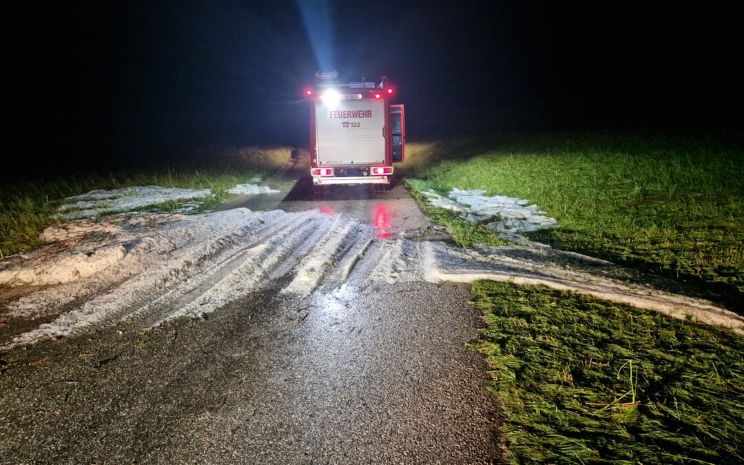 Unwettereinsatz in Aubach & Eschenau